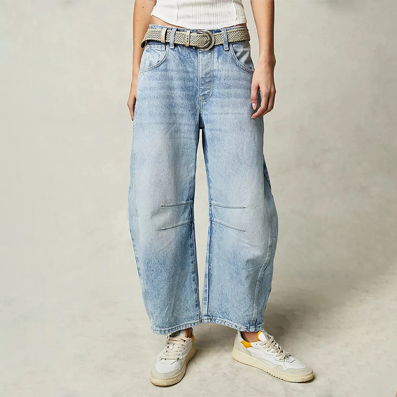 Pantalon large confortable pour femme avec coupe décontractée