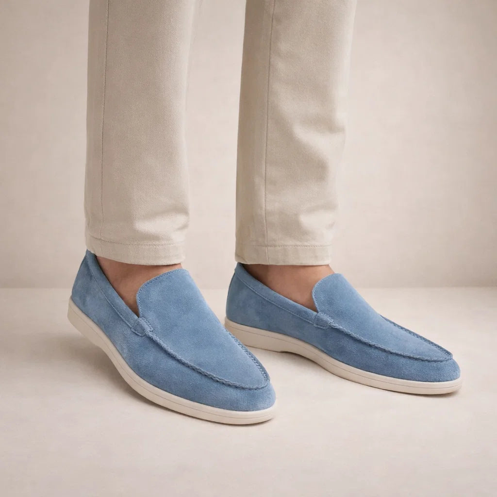 Pánské casual mokasíny Regular Fit Kůže Nazouvací model