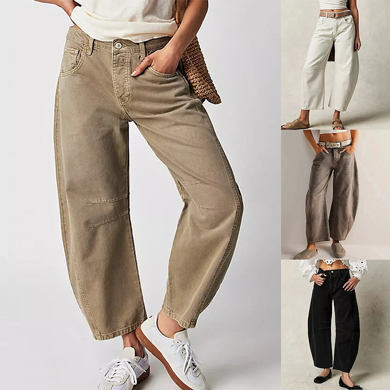 Pantalon large confortable pour femme avec coupe décontractée