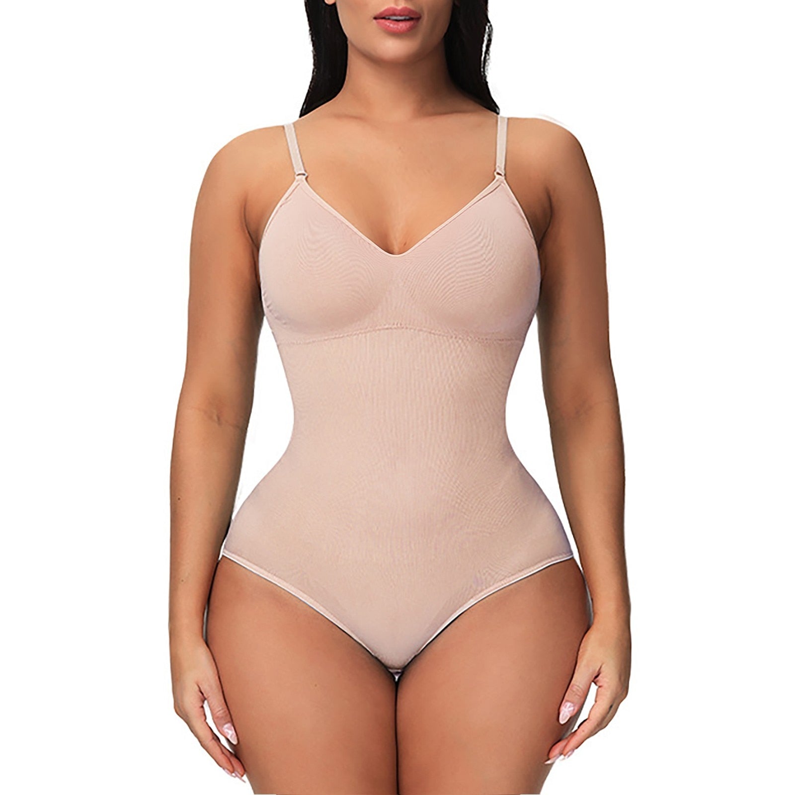 Modelador corporal para senhora com costas baixas e efeito lifting