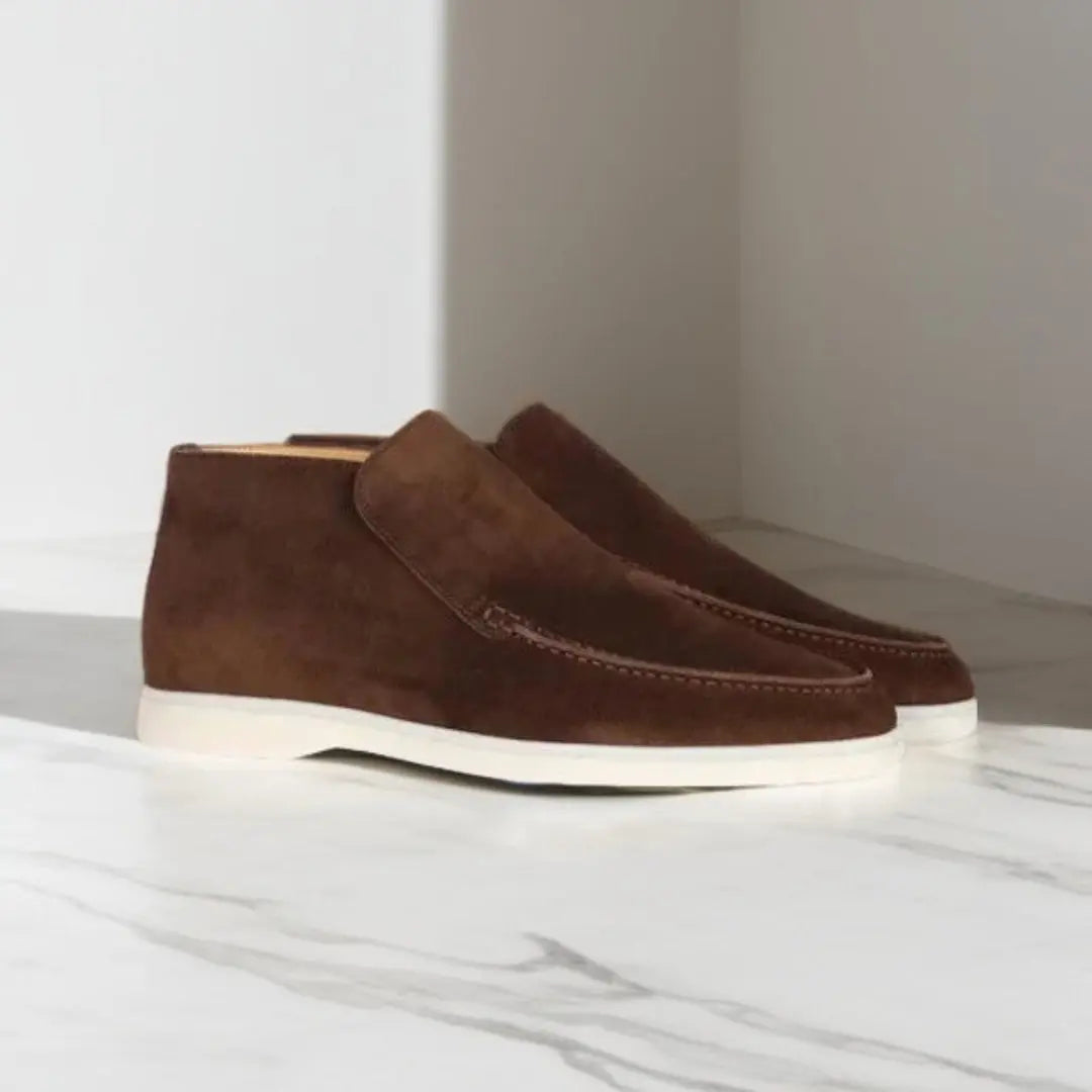 Bequeme Loafers für Herren mit gestepptem Obermaterial
