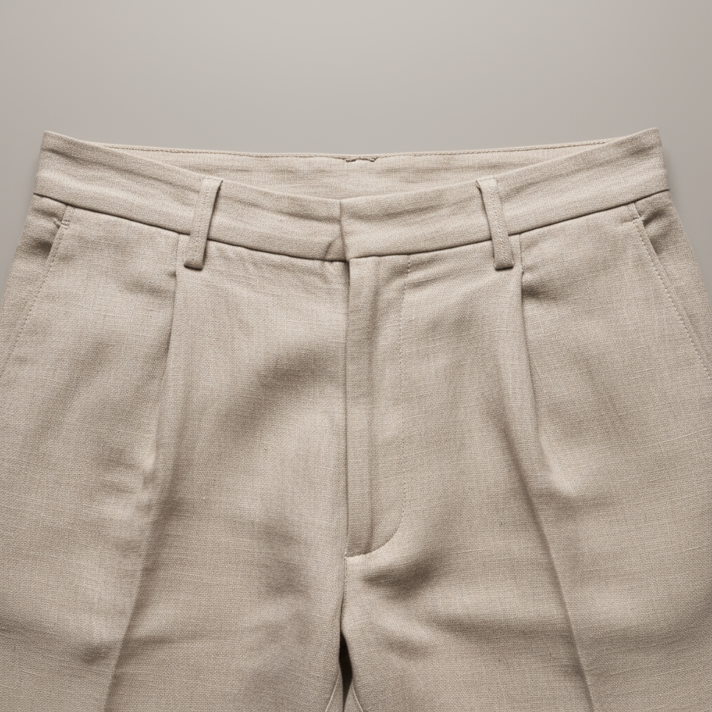Pantalon en lin homme coupe droite confort