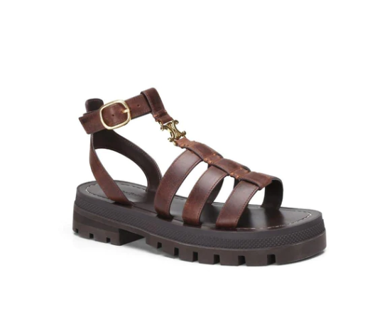 Sandalias para mujer con suela gruesa, trenzadas, tipo slip-on para verano