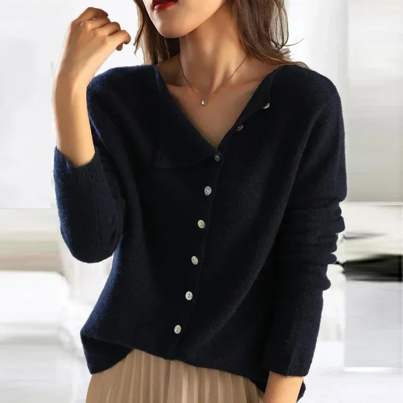 Cardigan élégant pour femme avec une coupe confortable et des boutons