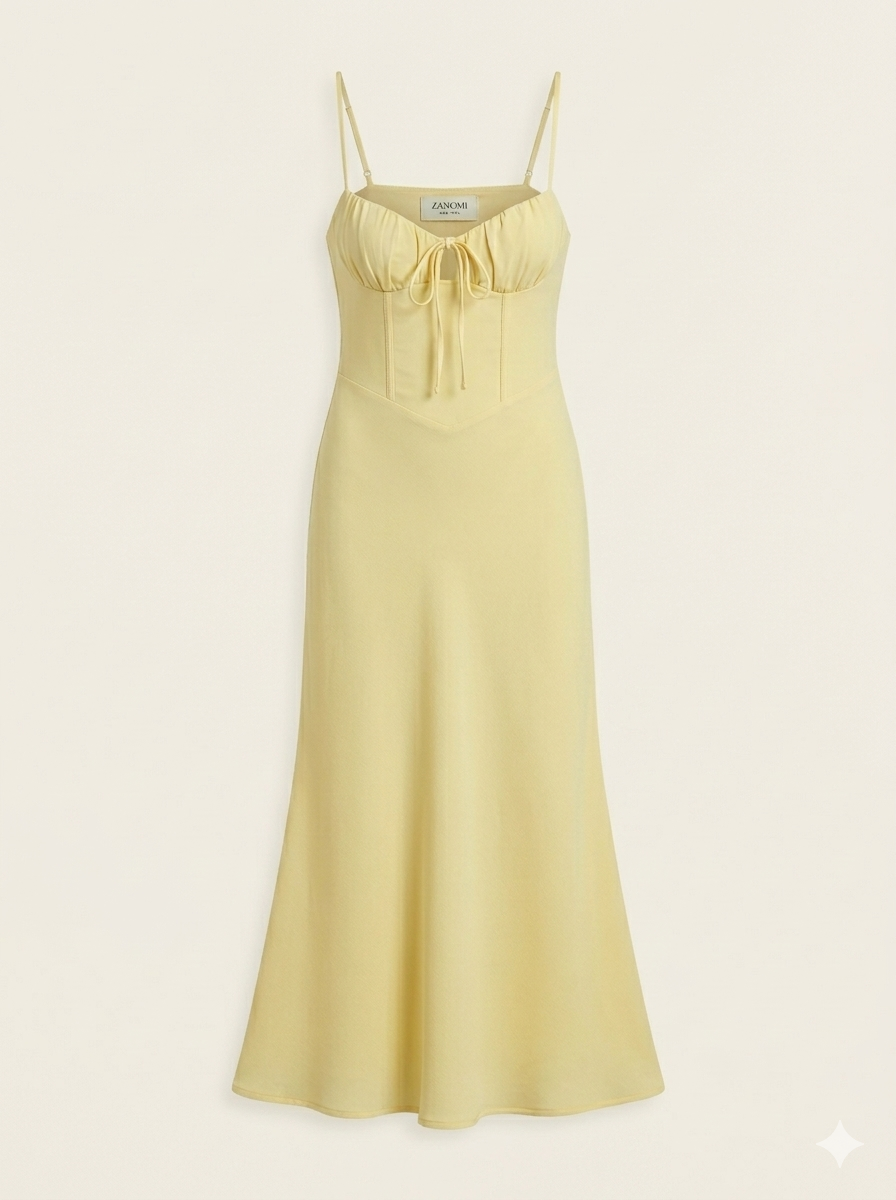 Vestido maxi de verano aireado para mujer con ajuste elegante