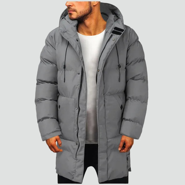 Men’s Puffer Jacket, Padded Hooded, Big and Tall Sizes up to 8XL