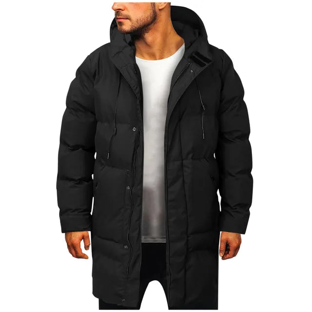 Men’s Puffer Jacket, Padded Hooded, Big and Tall Sizes up to 8XL