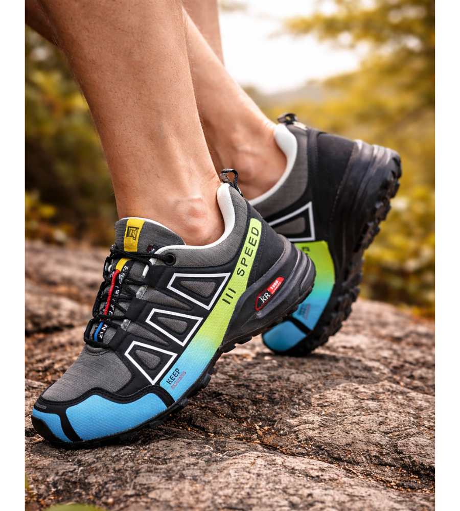 Chaussures de Randonnée Homme Trail Outdoor Semelle Antidérapante et Adhérence