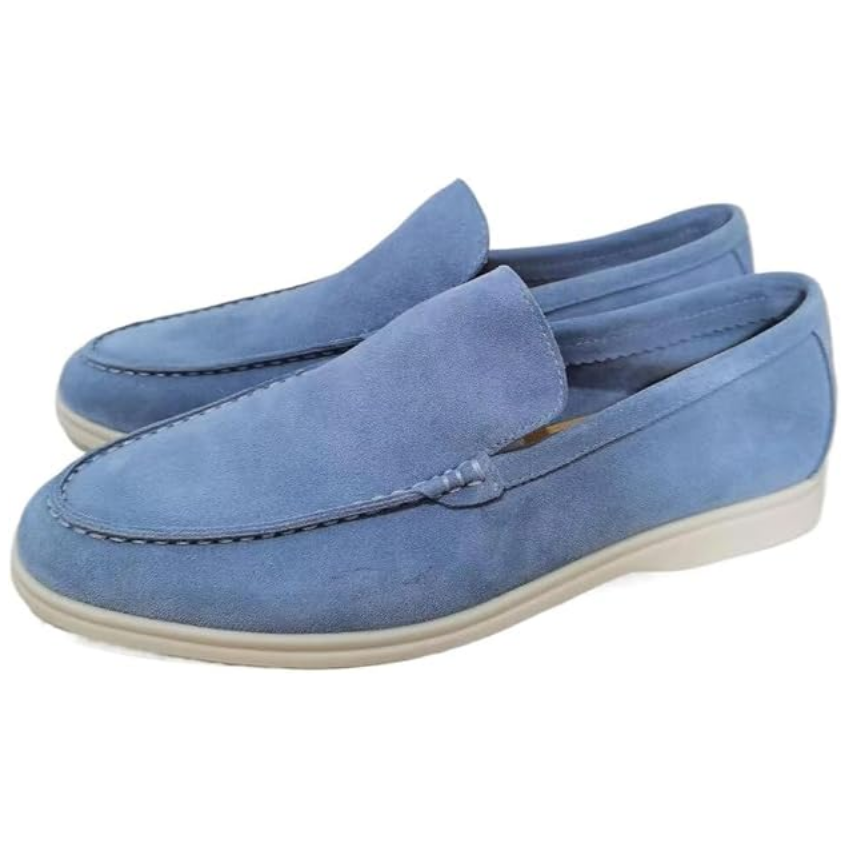 Casual loafers ανδρικά Regular Fit, δερμάτινο πάνω μέρος, slip-on μοντέλο