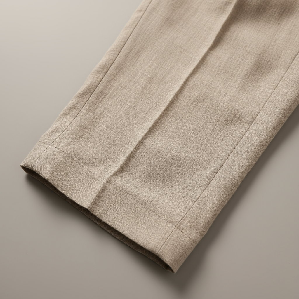 Pantalon en lin homme coupe droite confort