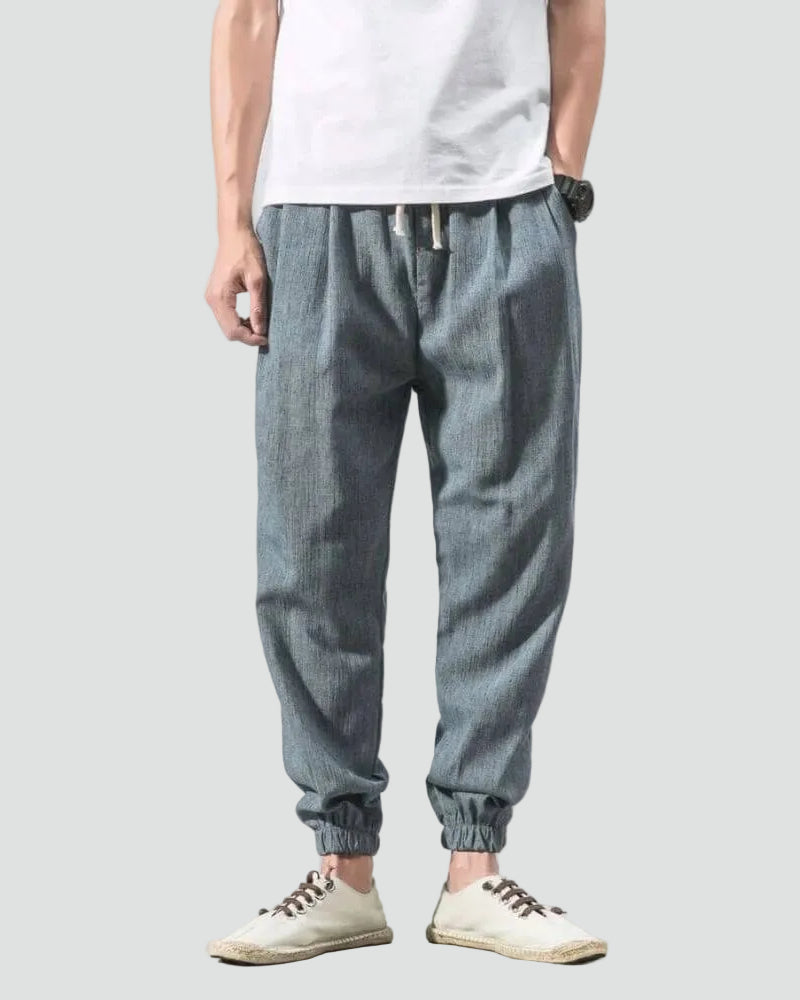 Joggingbroek Heren Trekkoord Elastische Boorden Regular Fit