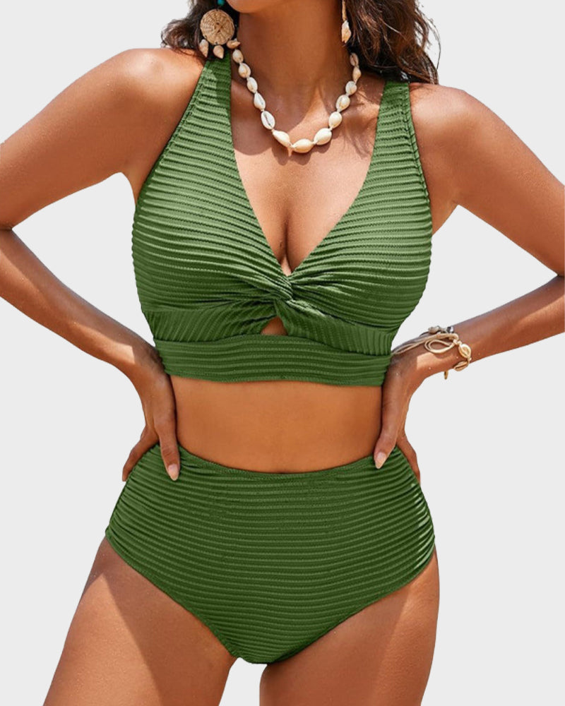 Conjunto de Bikini Atemporal para Dama con Ajuste Favorable