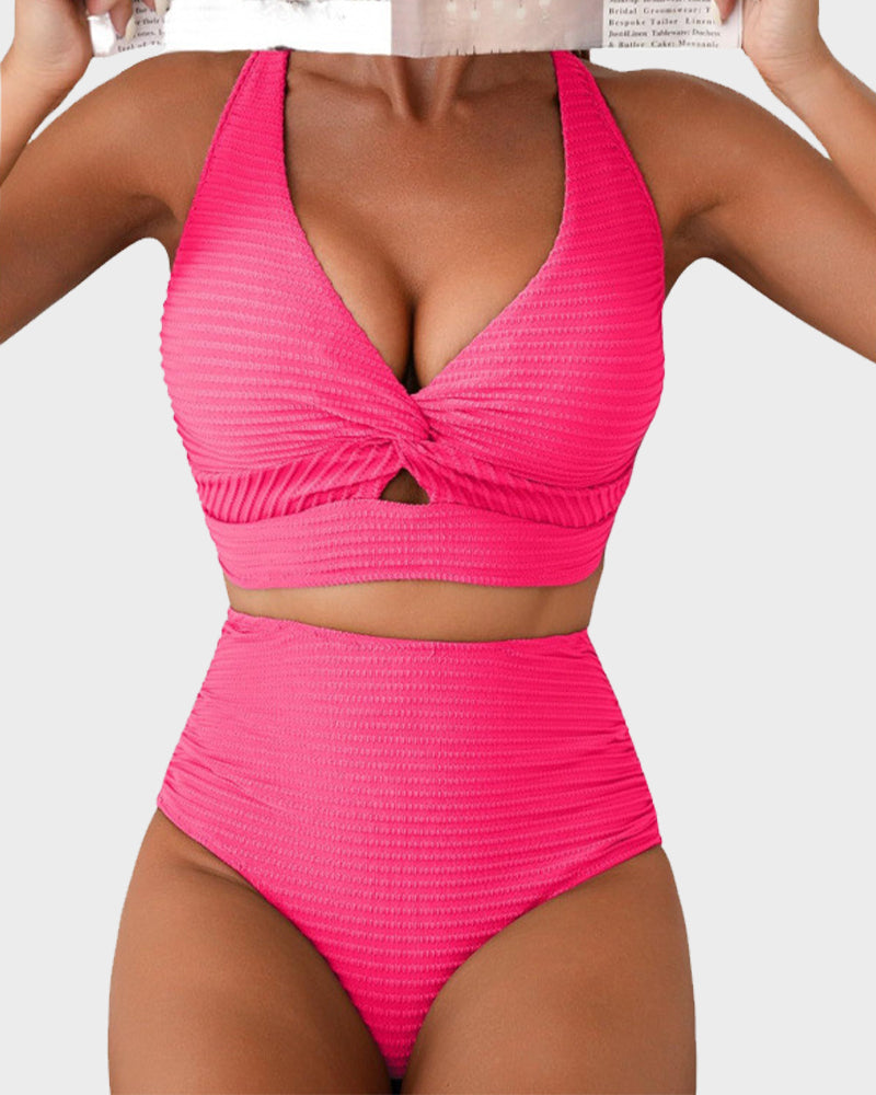 Conjunto de Bikini Atemporal para Dama con Ajuste Favorable
