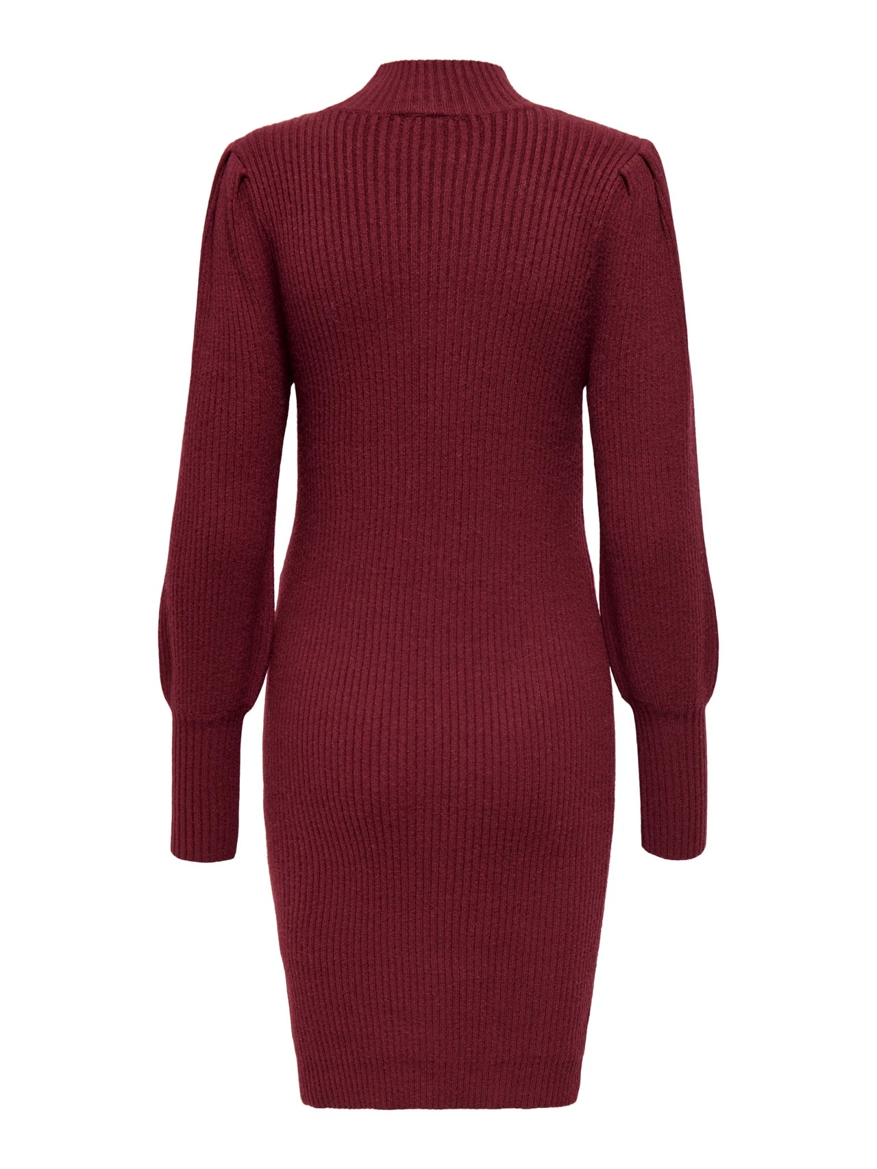 Graviditetskjole dame høj hals afslappet minikjole