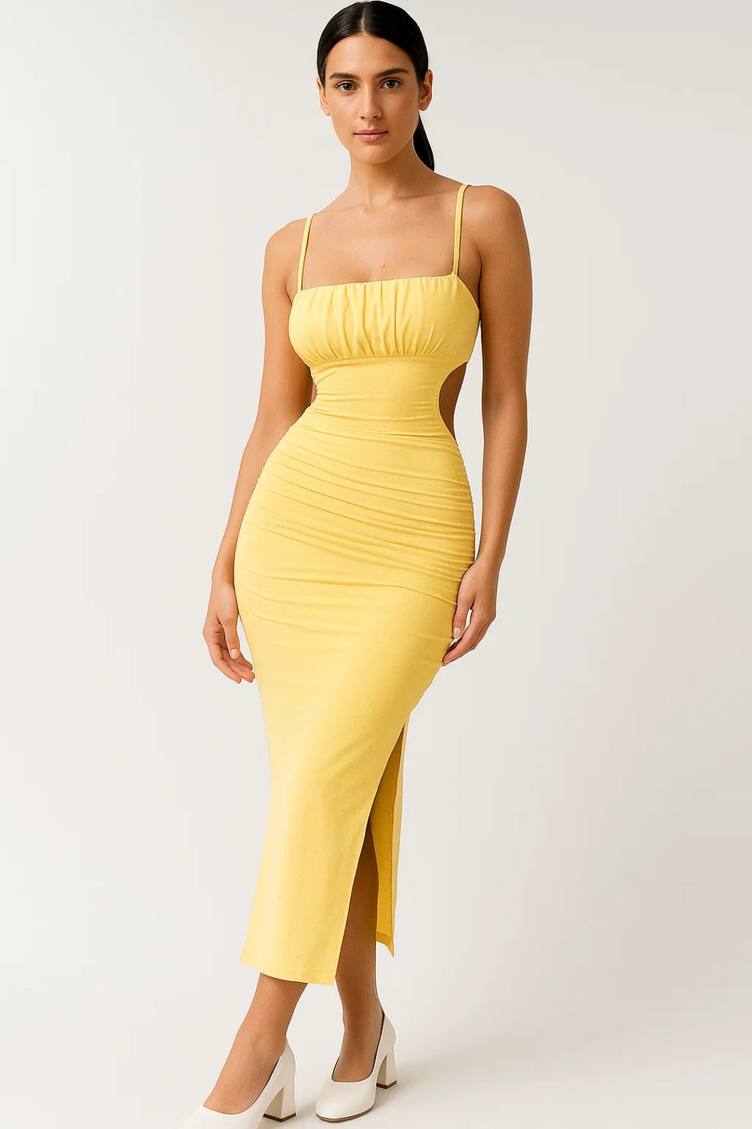 midi summer bodycon dress Women Straps Casual Kiyonna Plus Size Maritime WEEK34 Lay Flat To Dry Size (Shoe):12.0