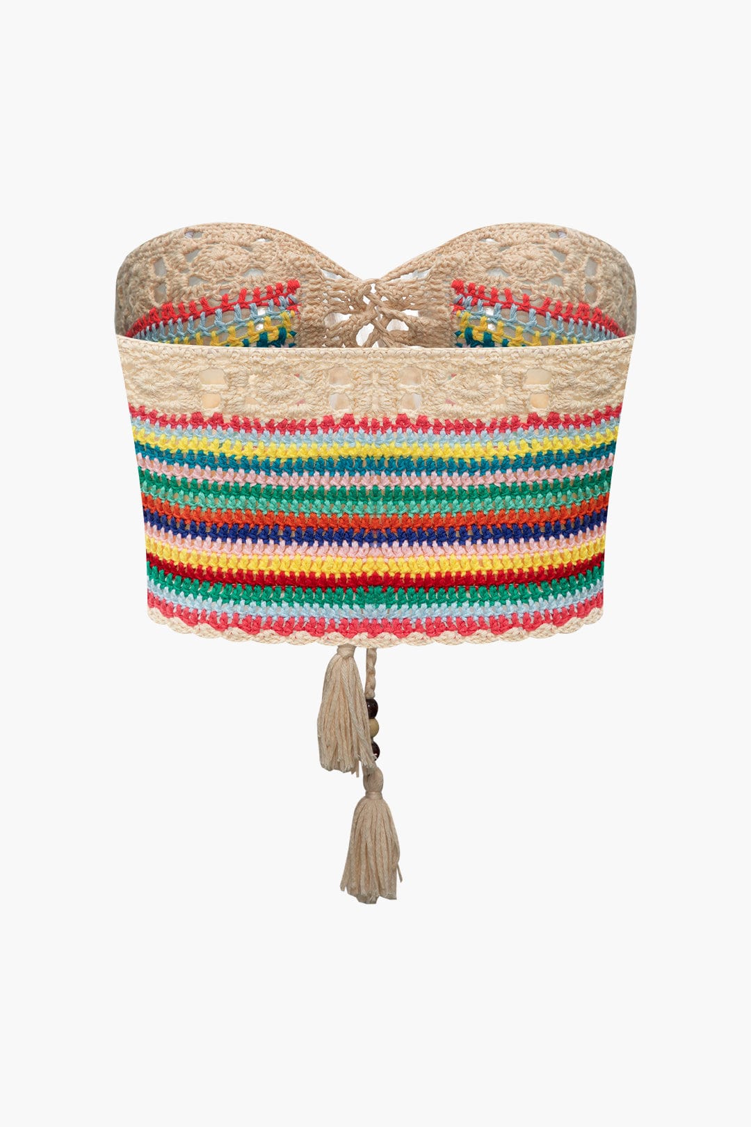 Boho hækle bustier shorts sæt til kvinder Sommer Strand