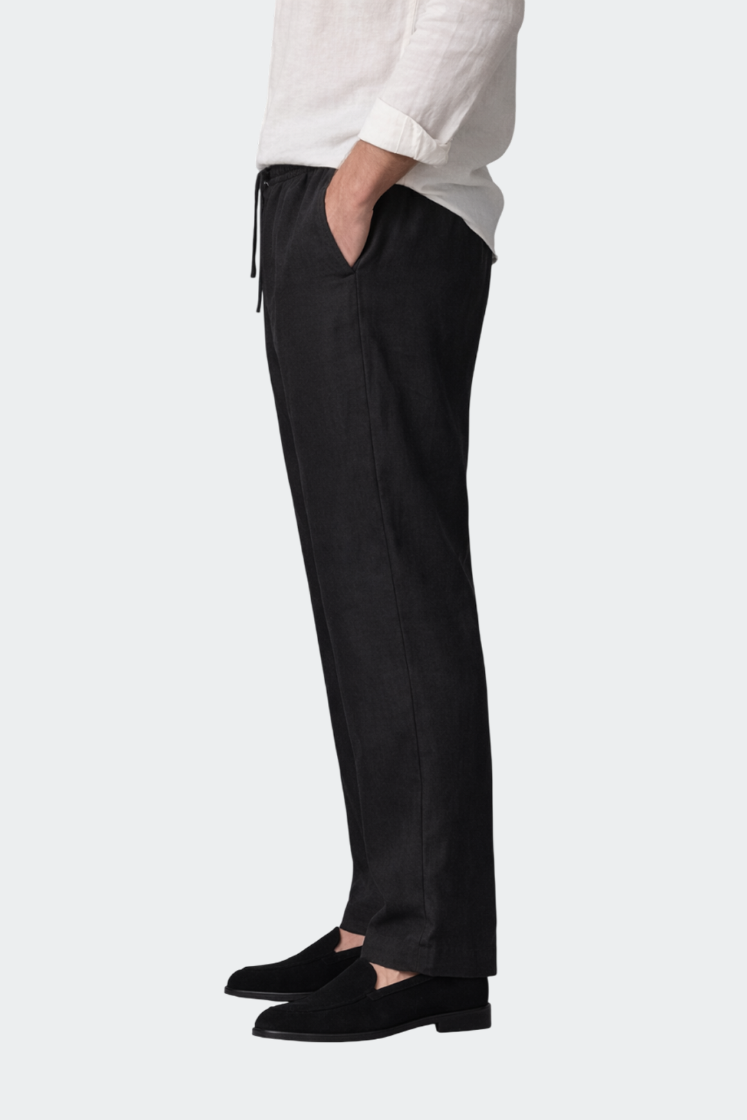 Men's Relaxed Fit Linen Casual Summer Pants
