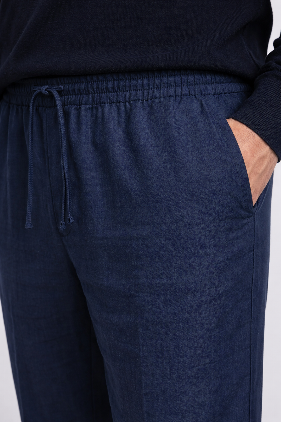 Bukser til herrer, relaxed fit, linned, casual, sommer