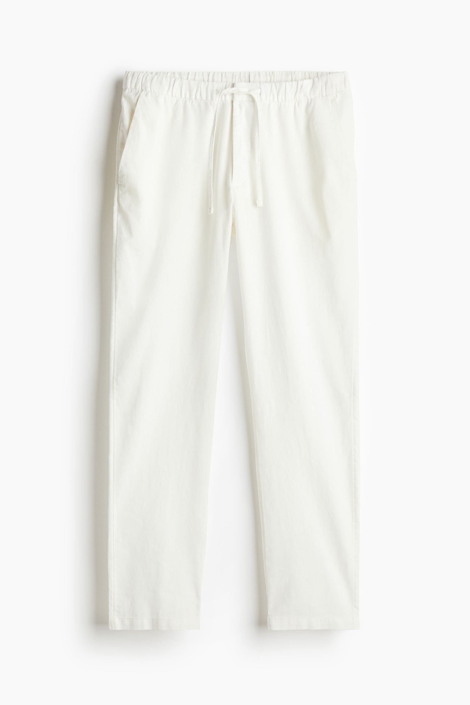 Bukser Herre Relaxed Fit Snøre Elastisk Talje