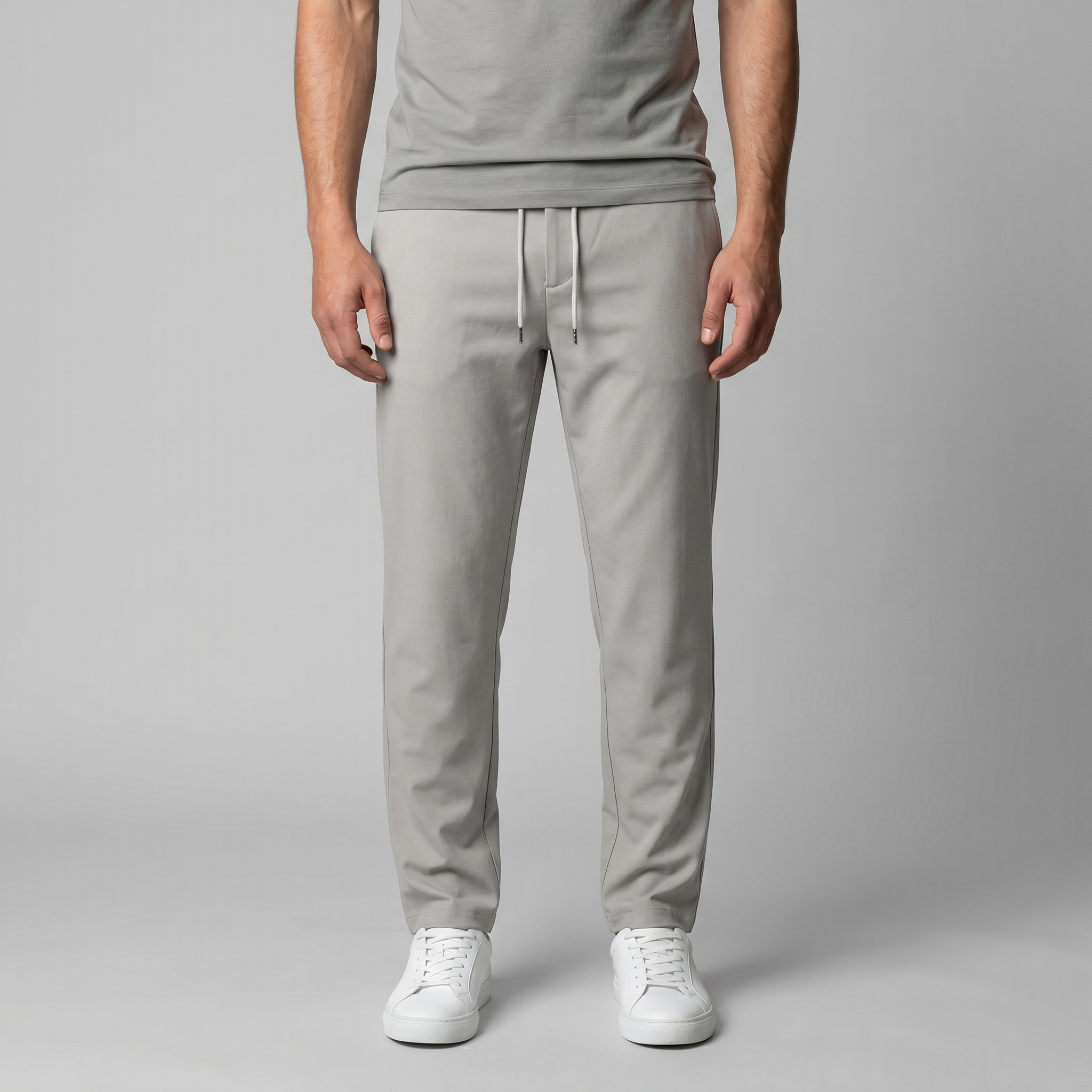 Pantaloni bărbați Slim Fit elastici, croială casual formală
