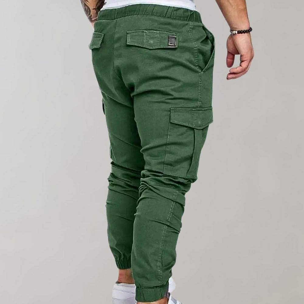 Cargo Pants Men Casual Comfortable Elastic Waist