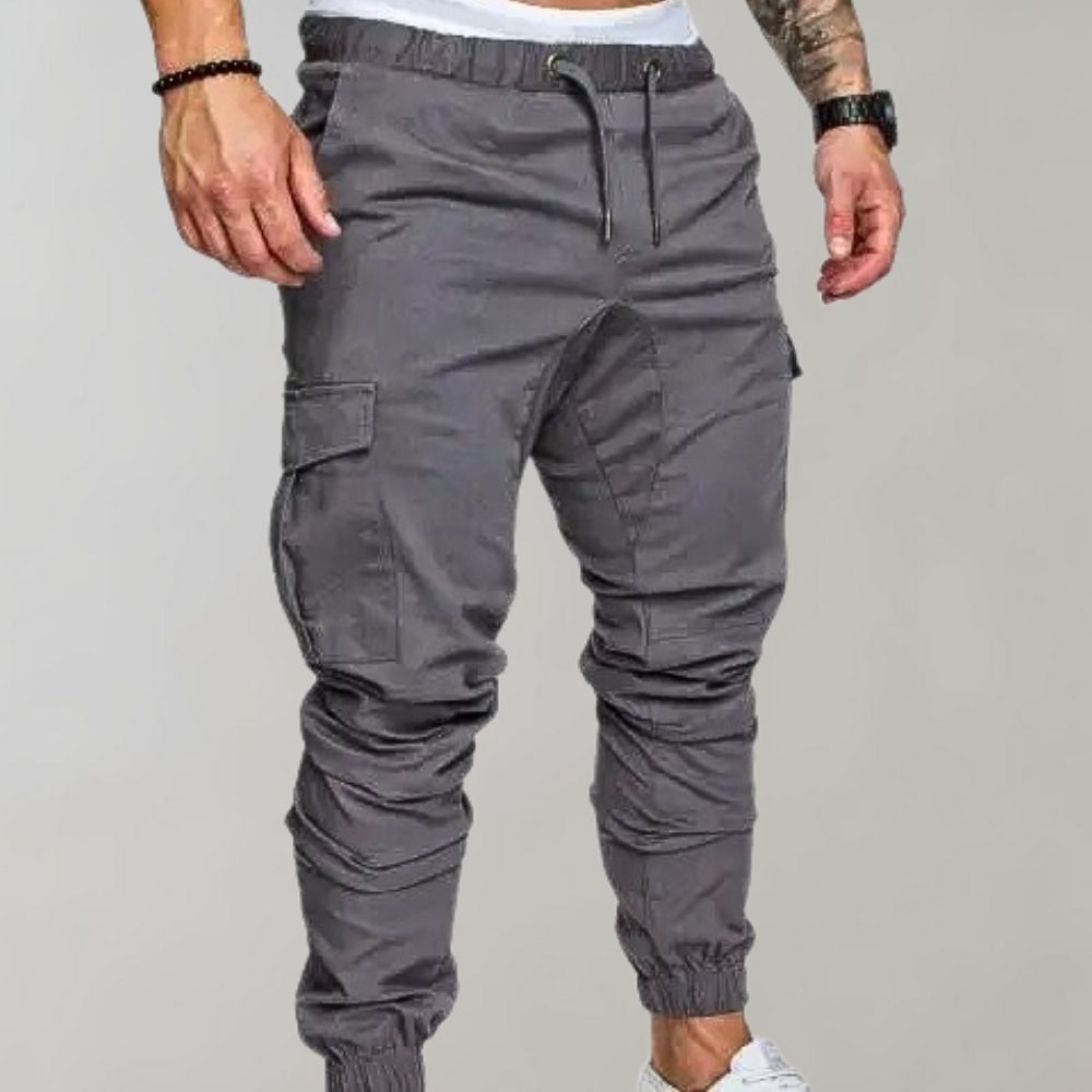 Cargo Pants Men Casual Comfortable Elastic Waist