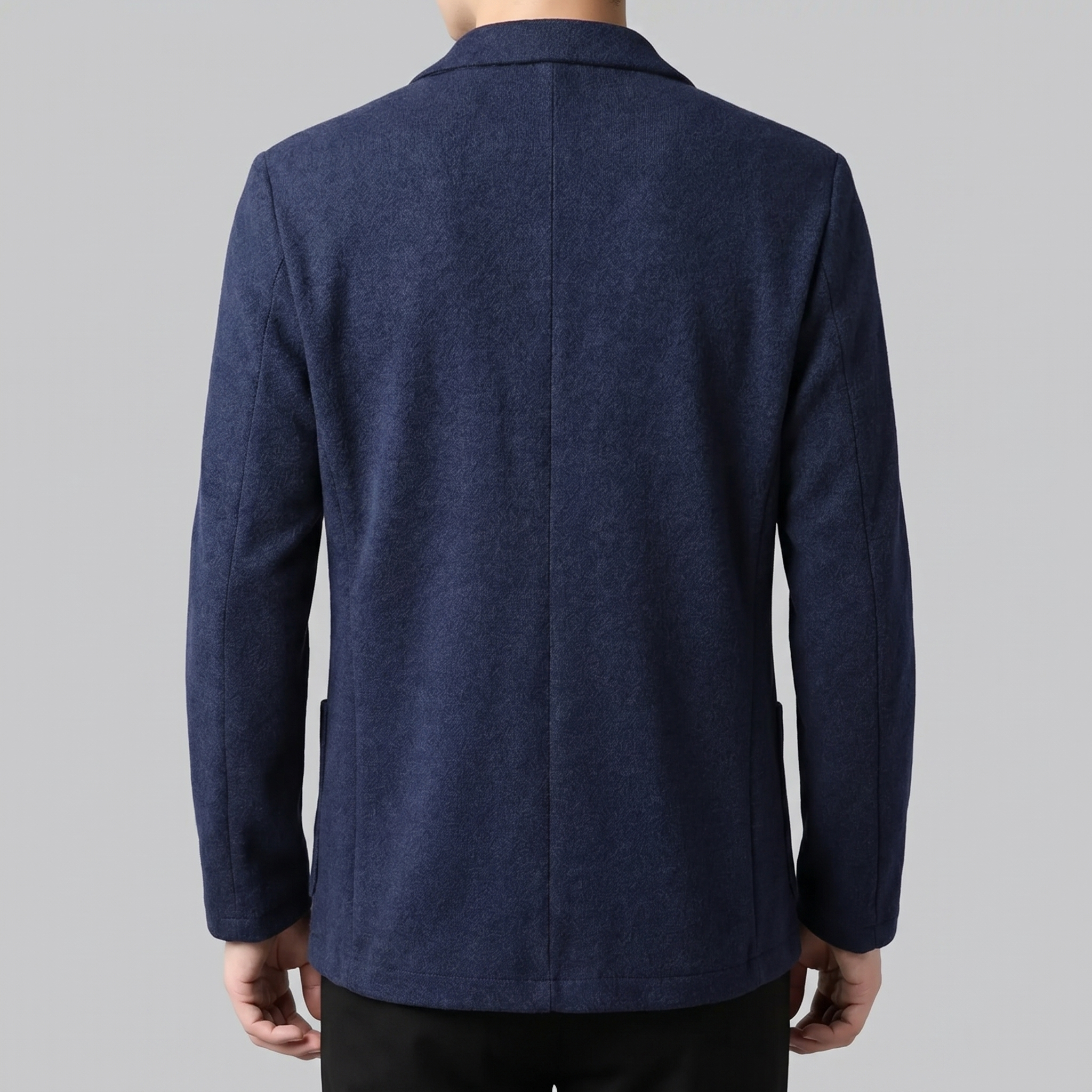 Chaqueta casual tailored fit para hombre con solapa