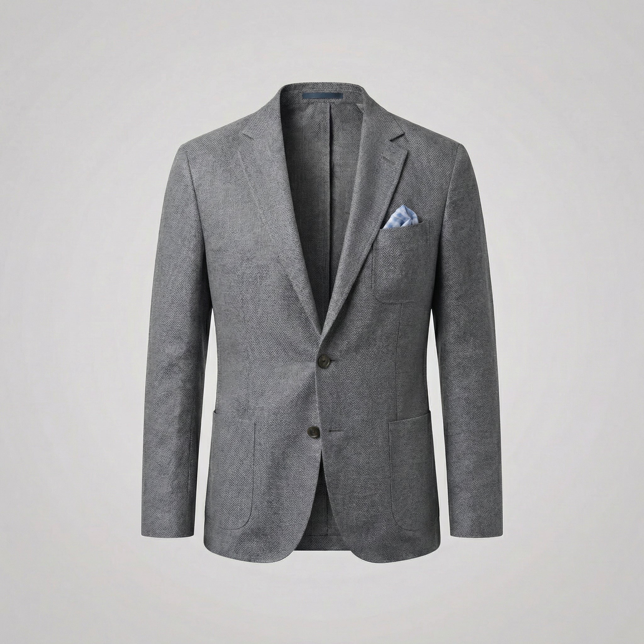 Chaqueta de hombre casual sin estructura de manga larga