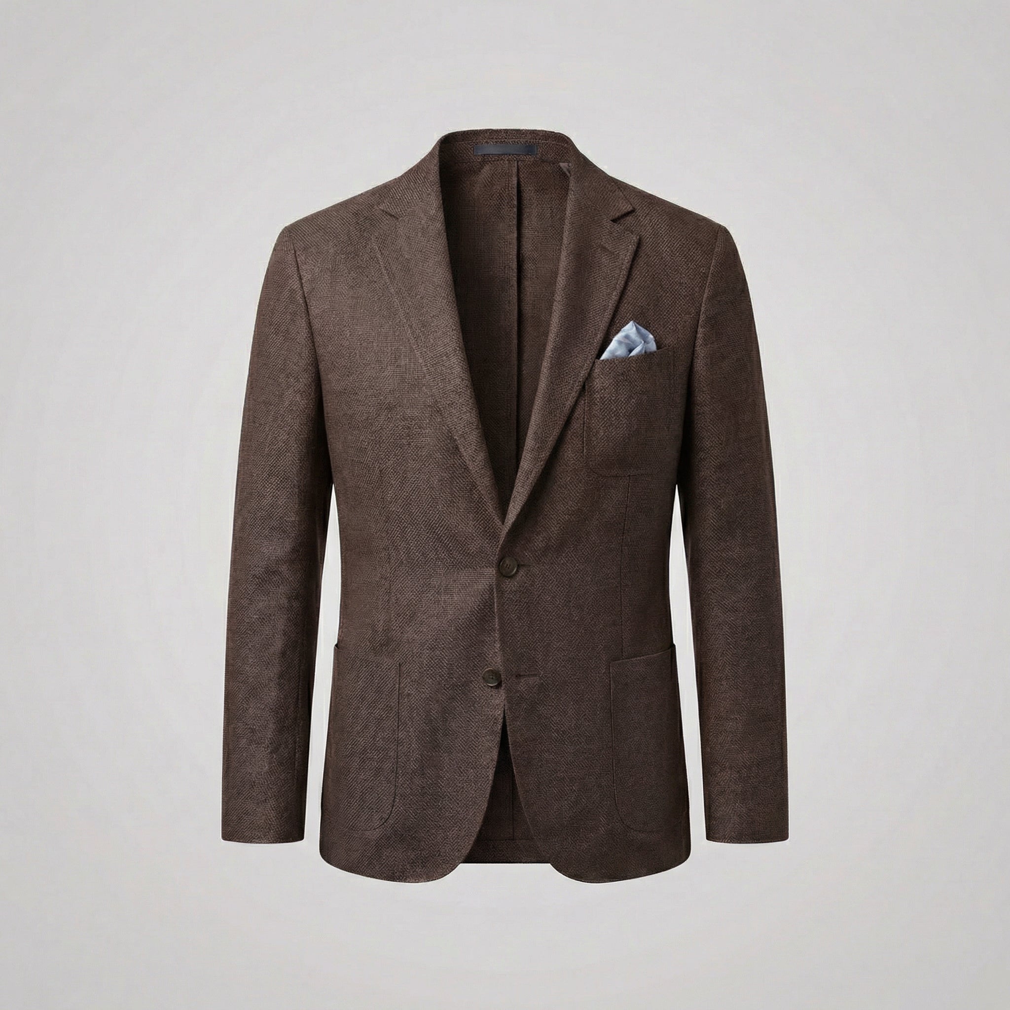Chaqueta de hombre casual sin estructura de manga larga