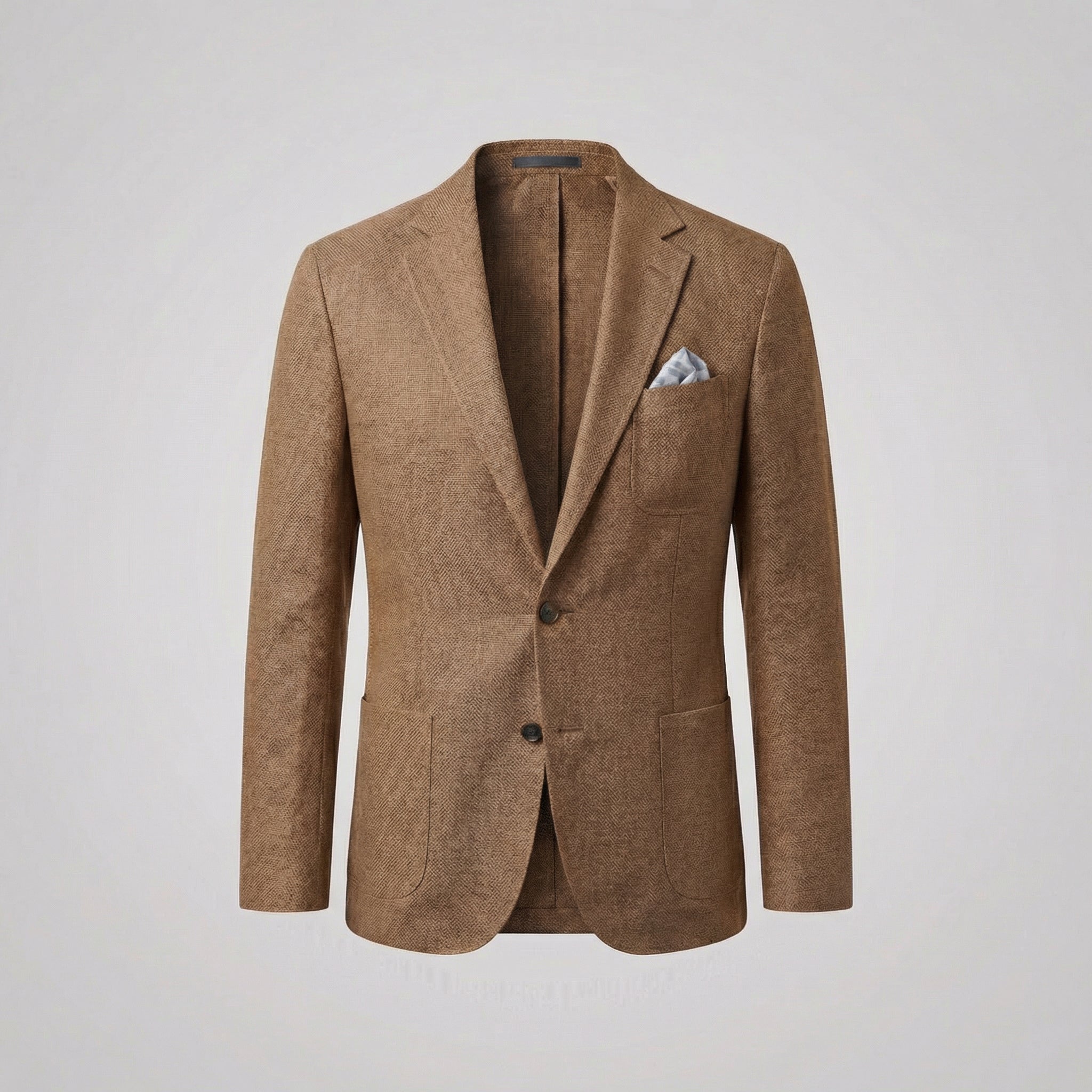 Chaqueta de hombre casual sin estructura de manga larga
