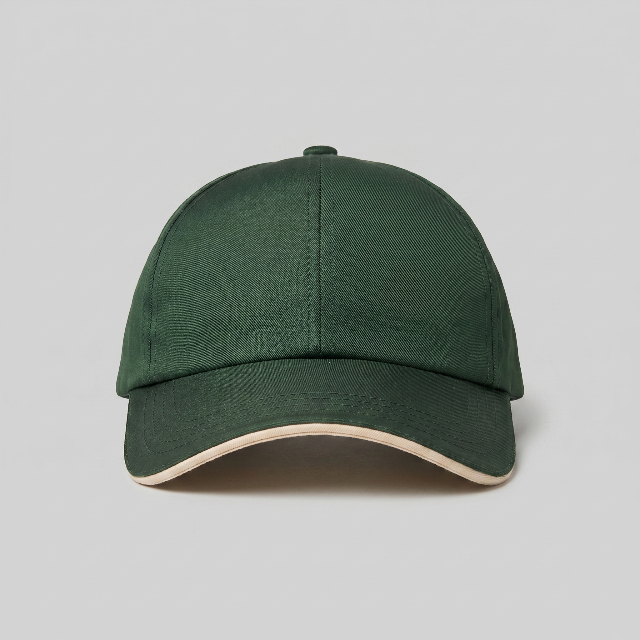 Boné bicolor de algodão para homem