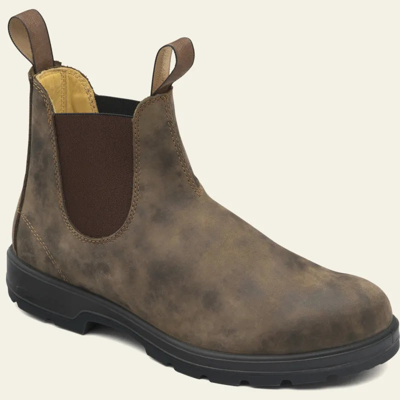 Botines Chelsea para hombre, repelentes al agua y sin cordones, fáciles de poner