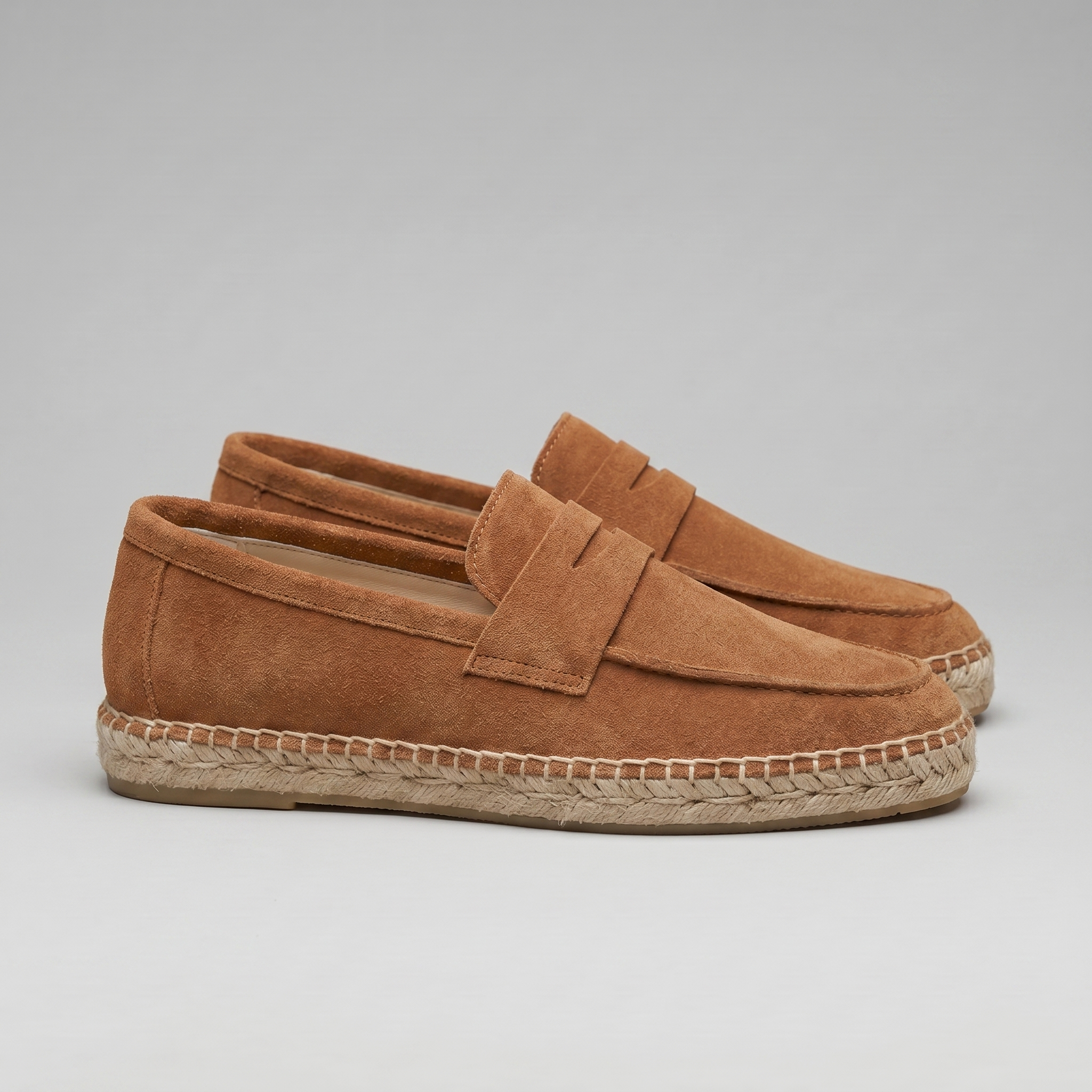 Espadryle Penny Loafers męskie letnie casualowe