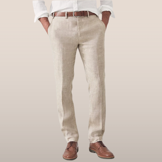 Pánské kalhoty prodyšné Regular Fit casual