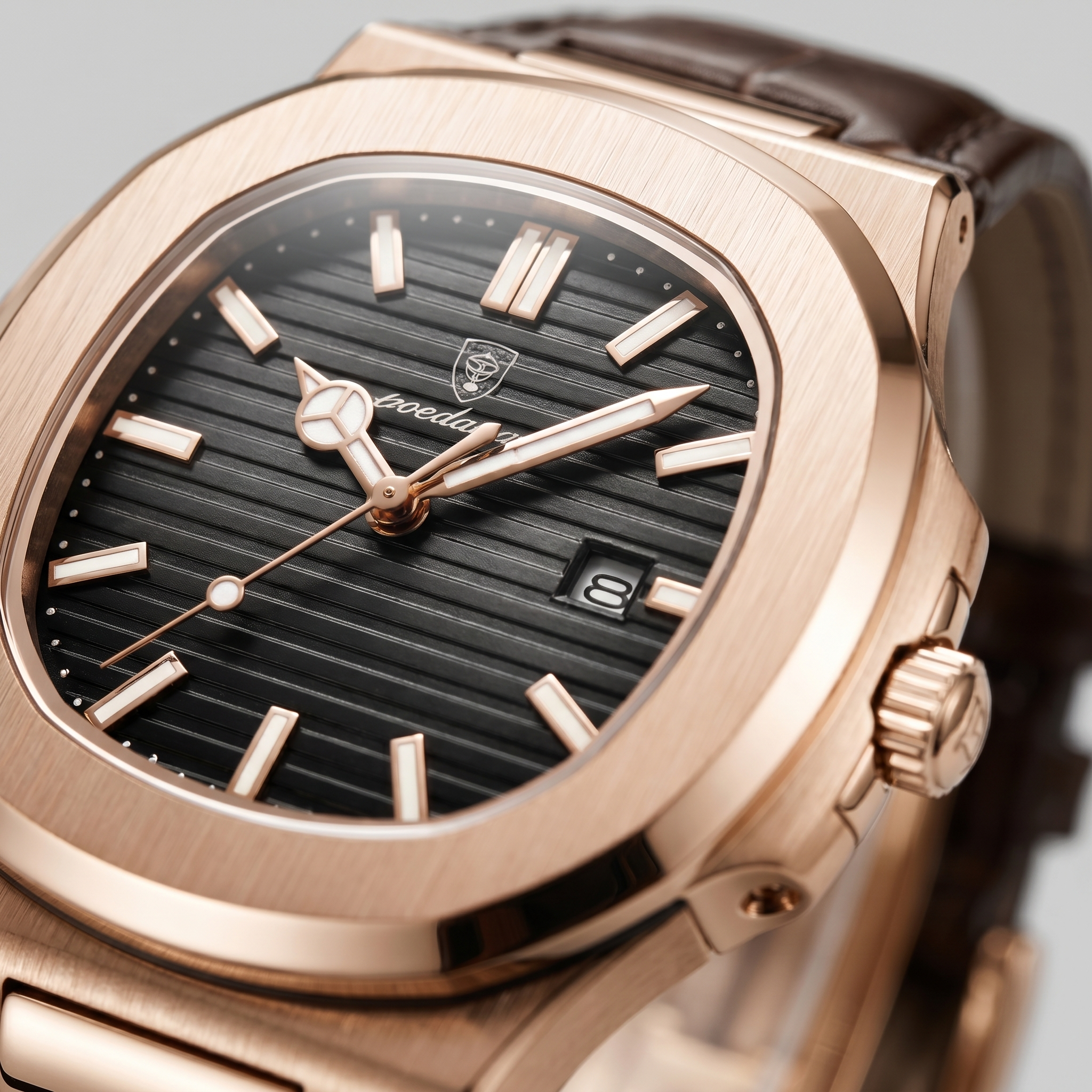 Heren Horloge Leer Bandje Sport Casual