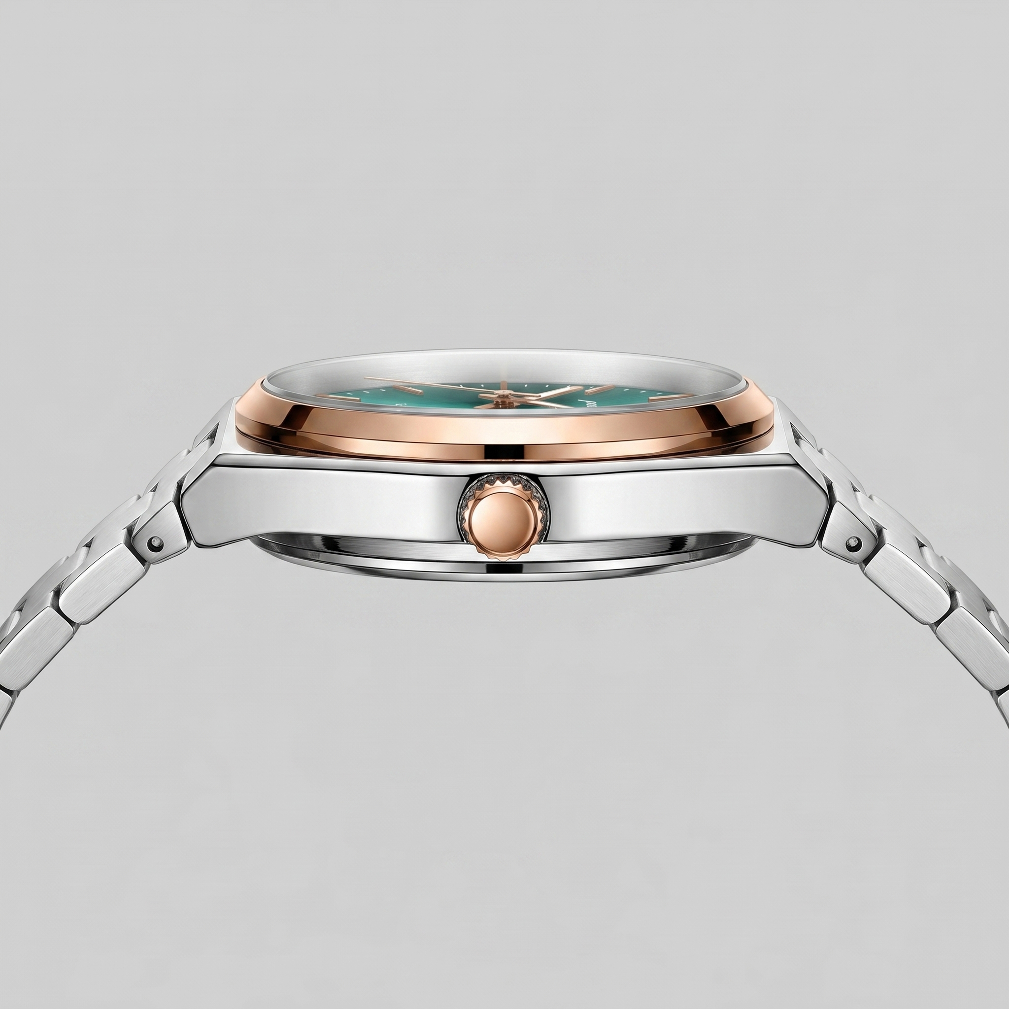 Heren Horloge Stalen Armband Zonnestraal Wijzerplaat