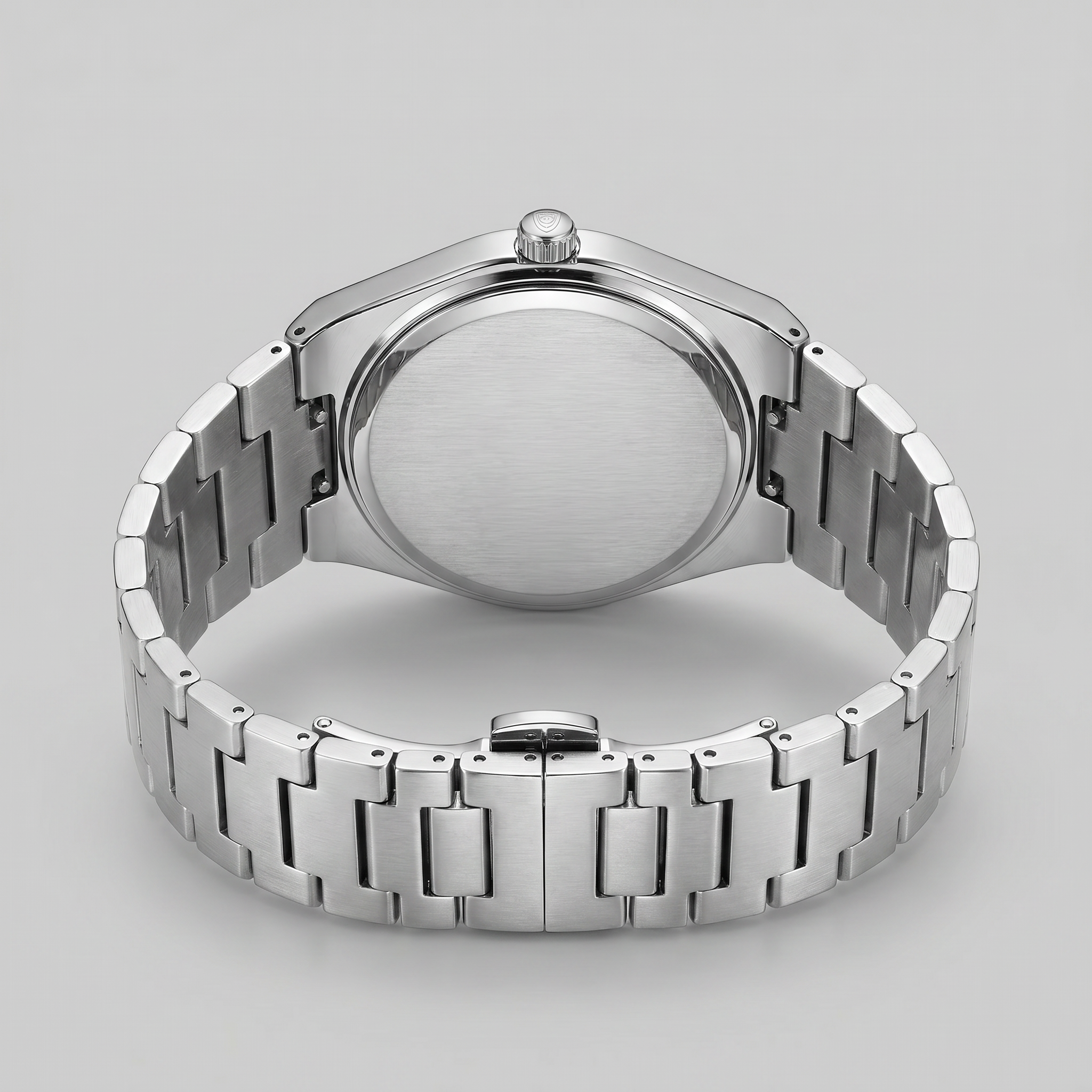 Heren Horloge Stalen Armband Zonnestraal Wijzerplaat