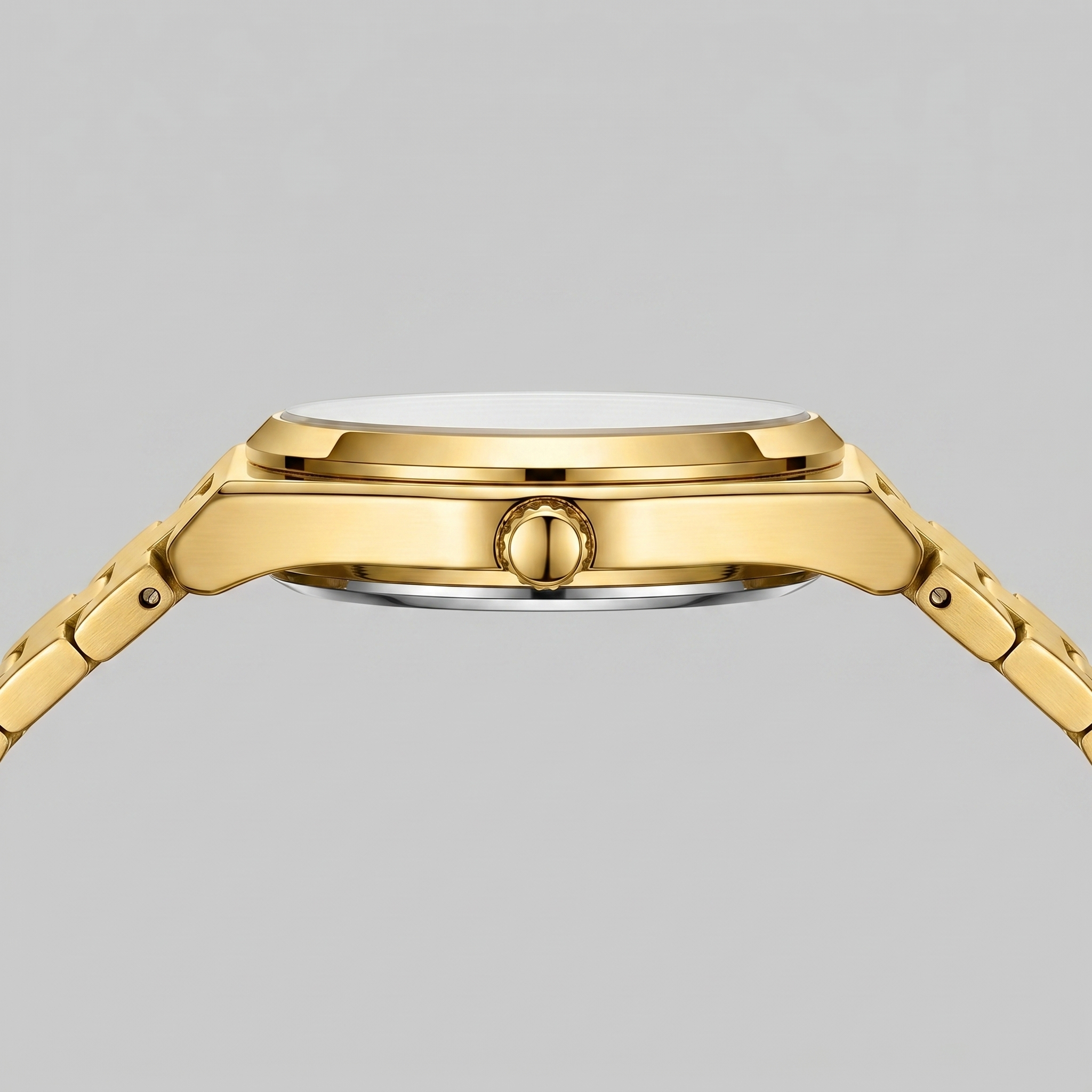 Heren Horloge Stalen Armband Zonnestraal Wijzerplaat