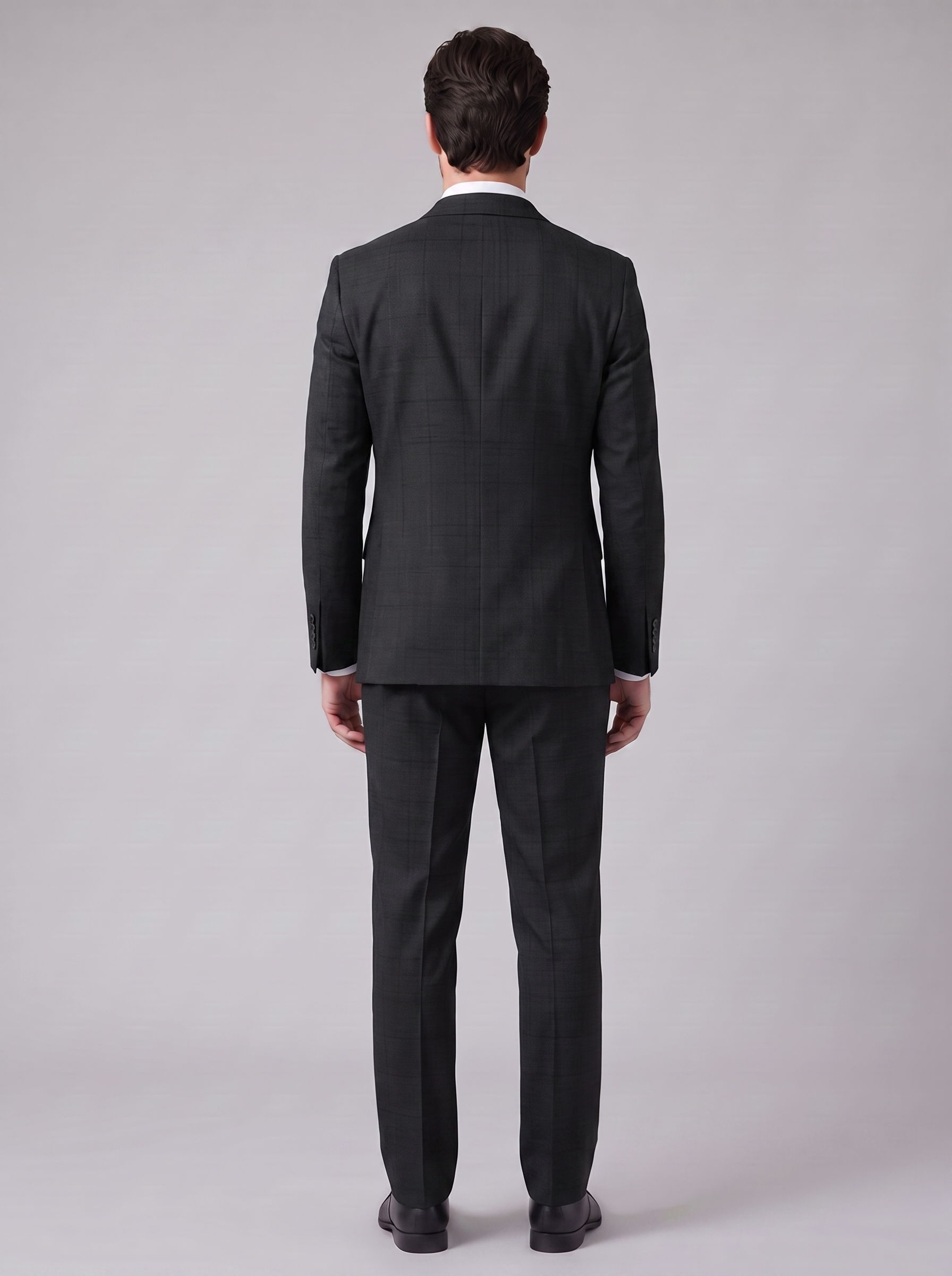 Herre linned jakkesæt slim-fit bryllup
