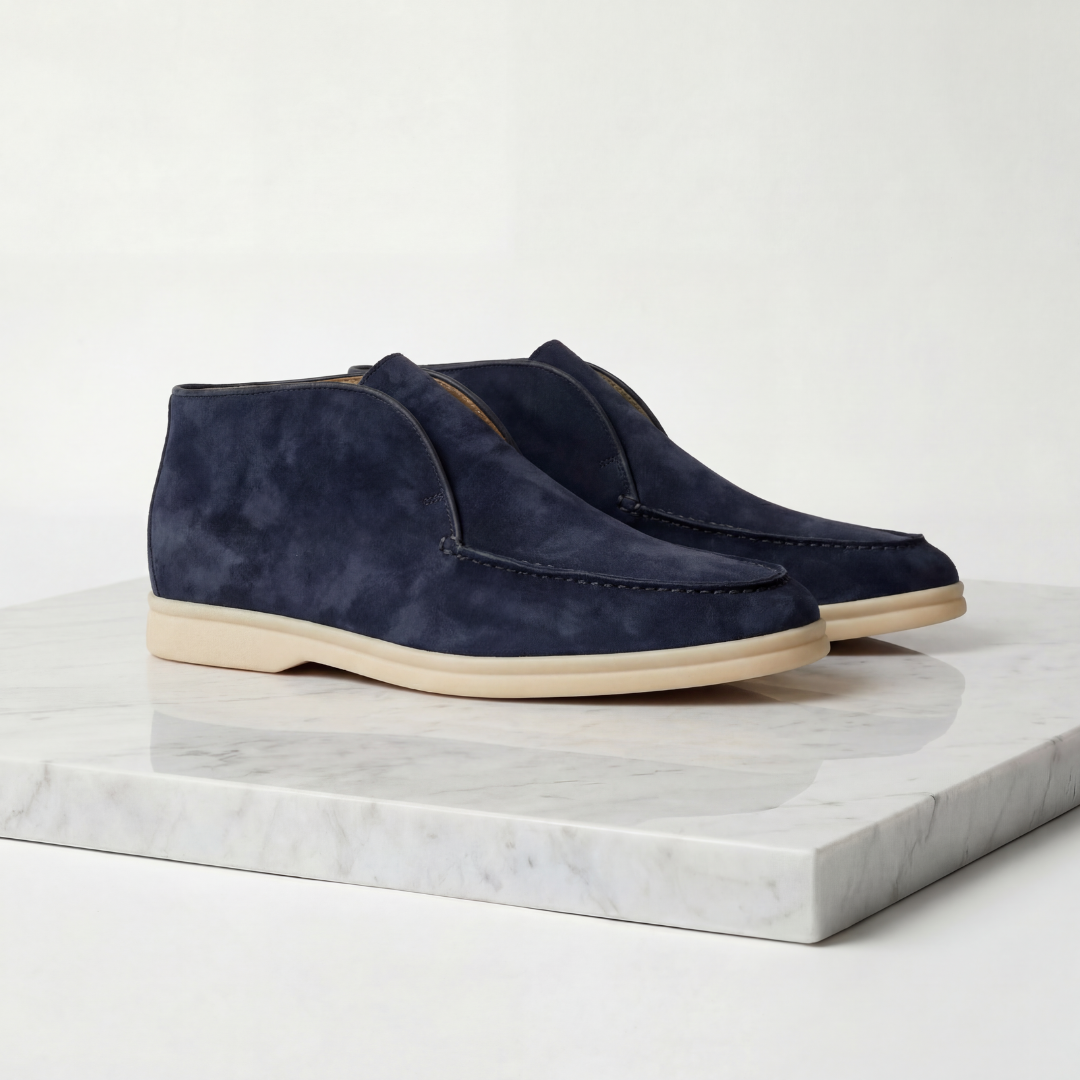 Herre loafers ruskind høj formel casual