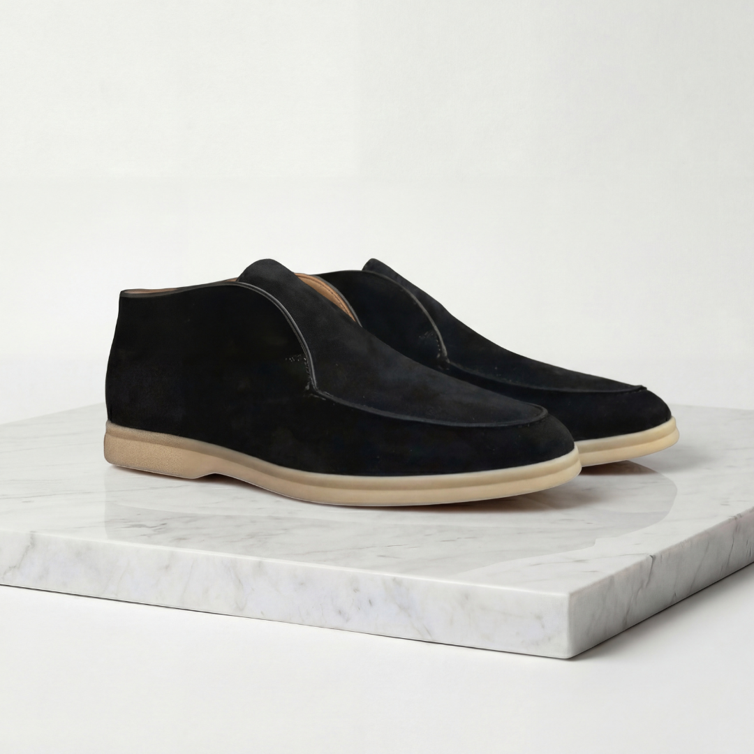 Herre loafers ruskind høj formel casual