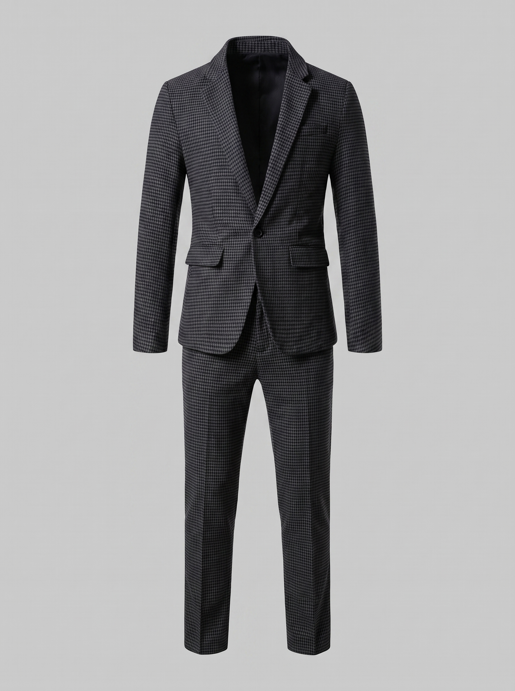 Men's Checkered Tailored Suit