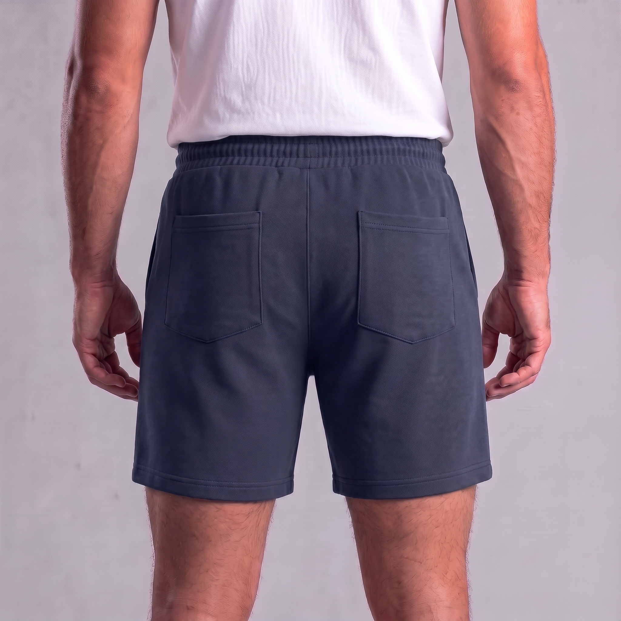 Herren-Sweatshorts mit Kordelzug