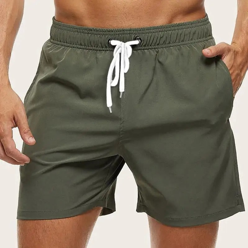 Bañador para hombre de secado rápido con cintura elástica para playa
