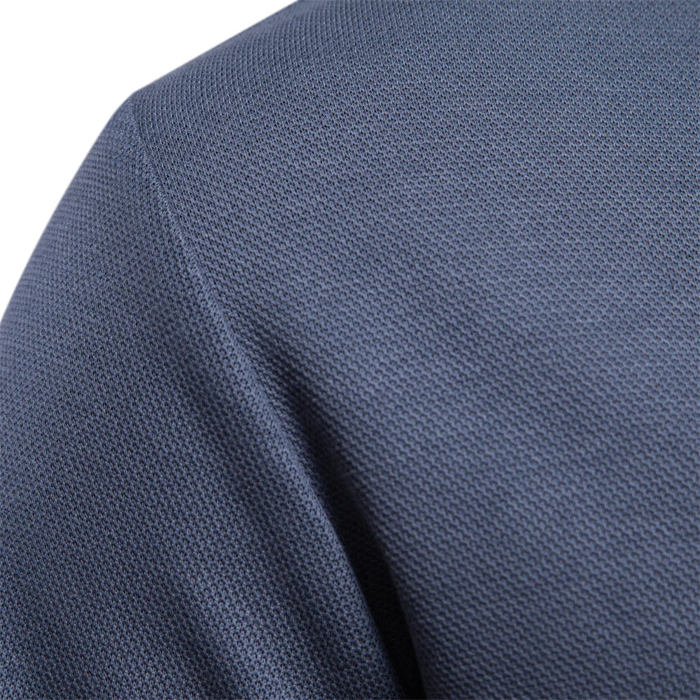 Polo de algodão para homem, casual, golfe