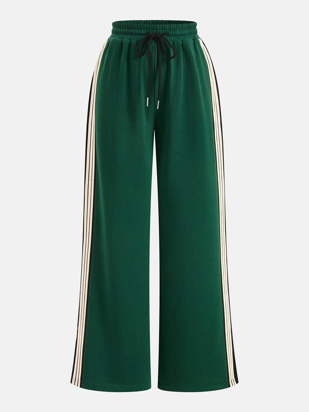 Pantaloni jogging femei picioare largi talie elastică casual