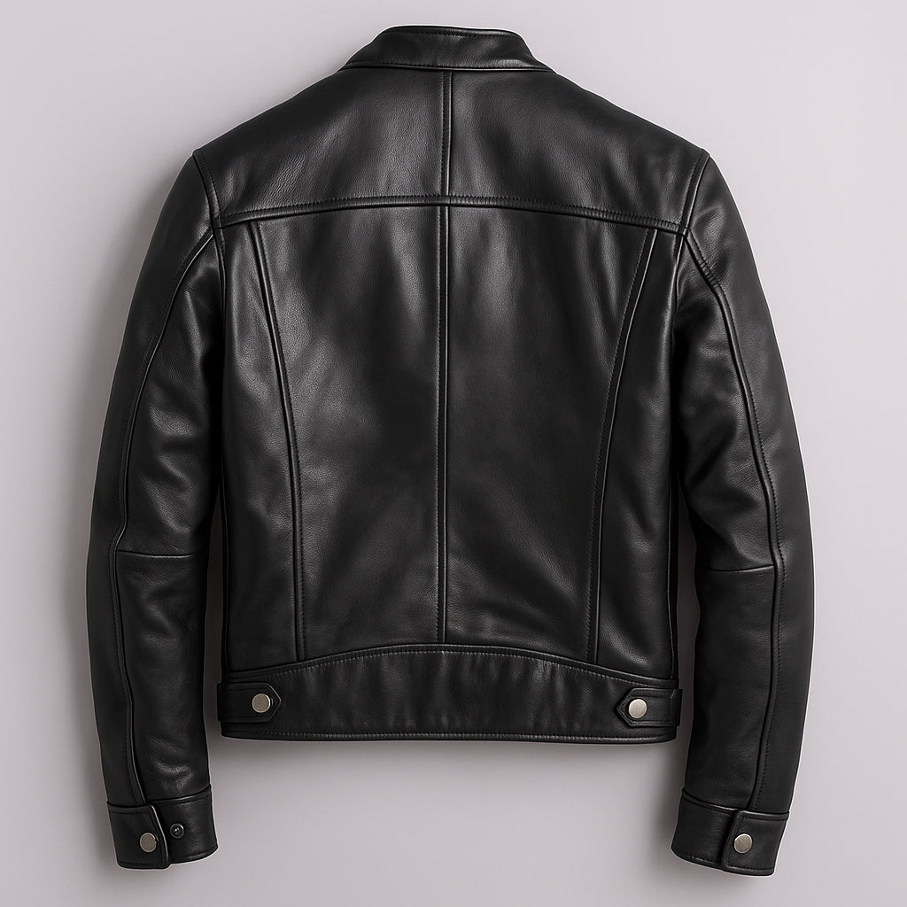 Alton | Brown Leather Jacket Mens Vintage Tailored Fit Durable Classic Style 4