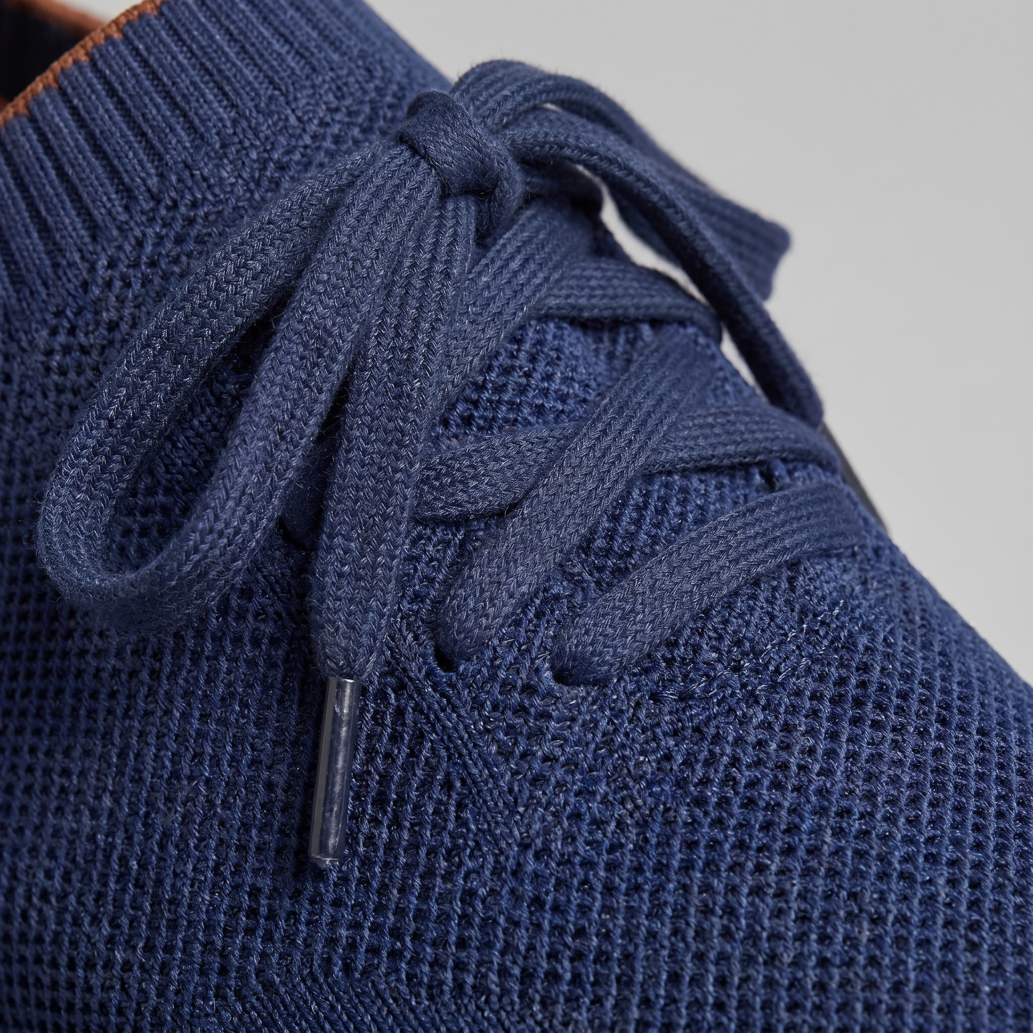 Zapatillas de punto con cordones para hombre casuales