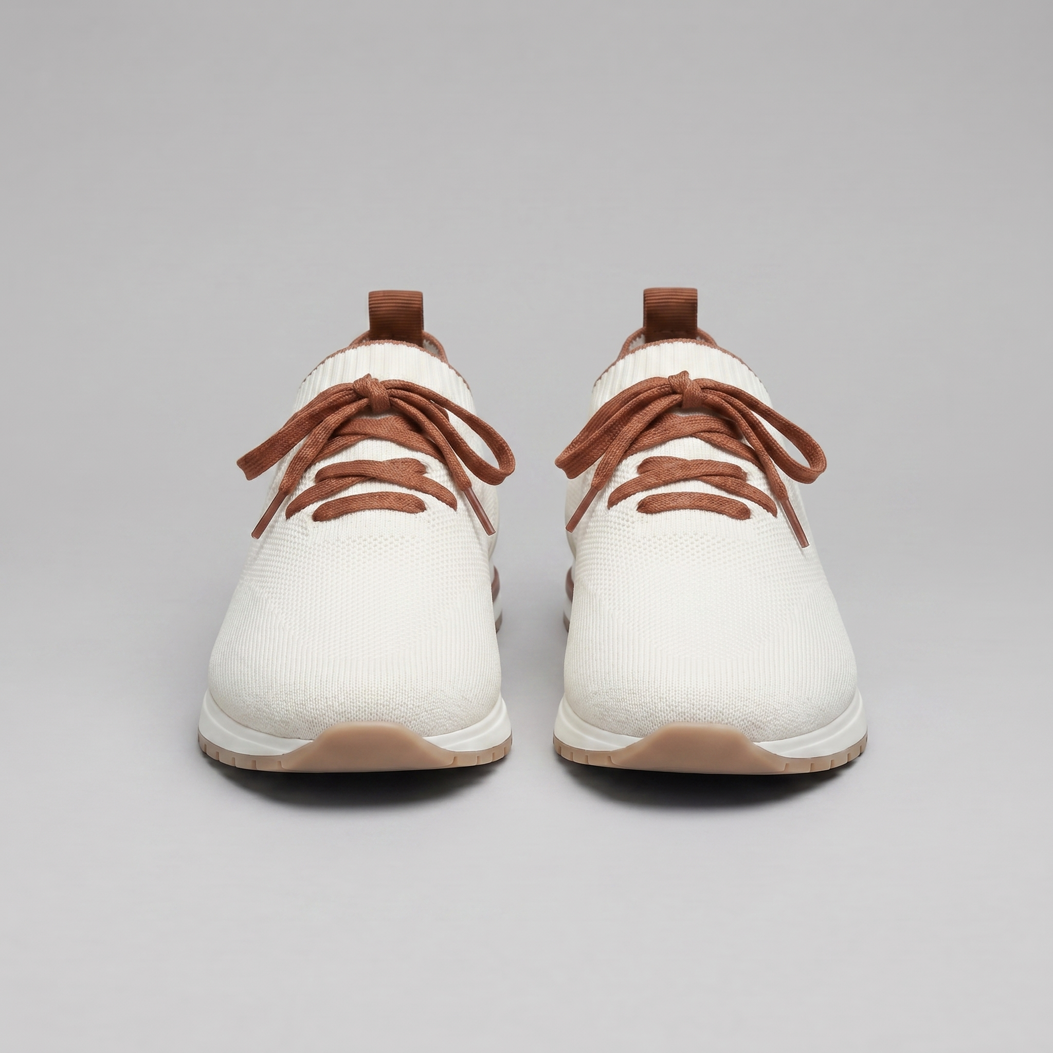 Zapatillas de punto con cordones para hombre casuales