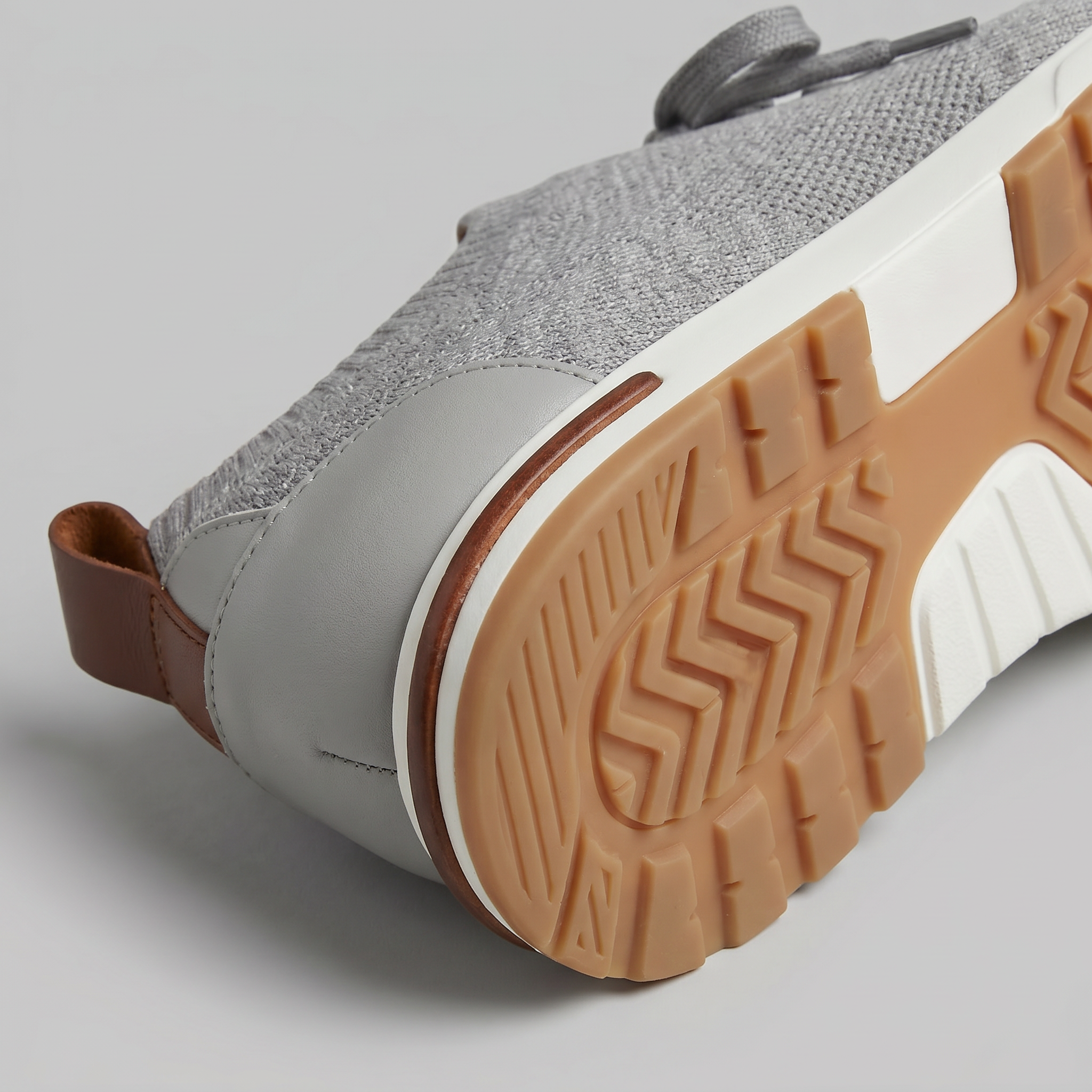 Zapatillas de punto con cordones para hombre casuales